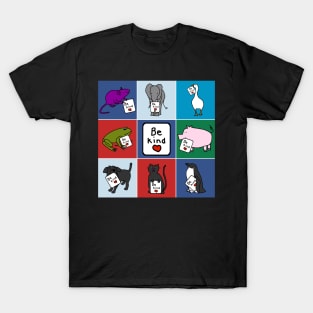 Cute Animals Express Kindness T-Shirt